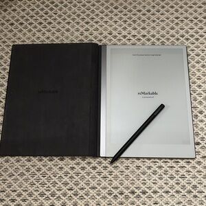 reMarkable Black and Gray Tablet with Stylus